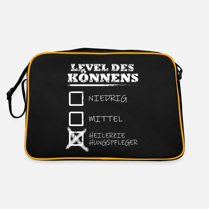 Level des Könnens Heilerziehungspfleger Geschenk Retro Tasche