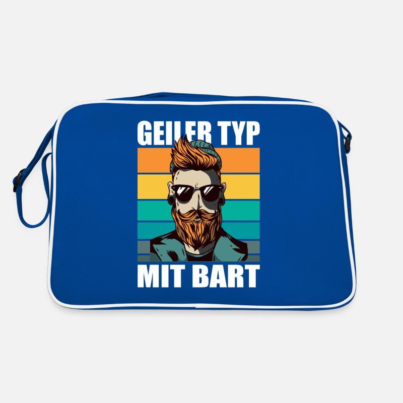 Bart Bartträger bartpflege Schnurrbart Hipster Retro Tasche