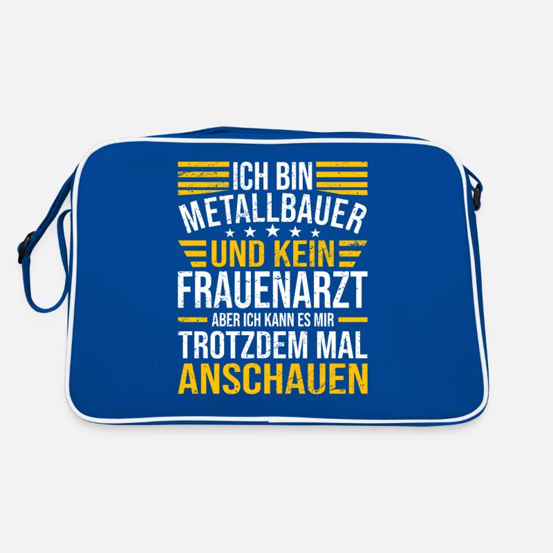 Ich Bin Metallbauer Retro Tasche
