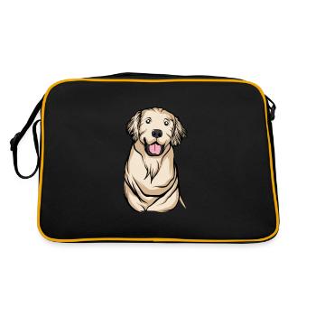 Golden Retriever | Golden Retriever - Sac Retro - noir/or - Dos