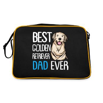 Golden Retriever | Golden Retriever - Sac Retro - noir/or - Dos