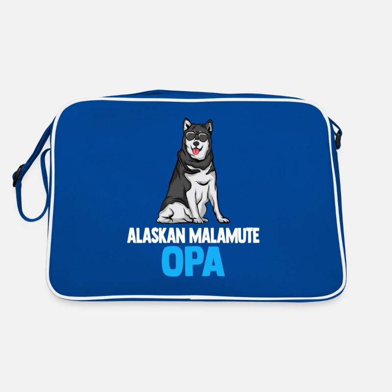 Alaskan Malamute Retro Bag