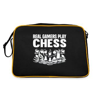 Échecs Proverbes - Sac Retro - noir/or - Dos