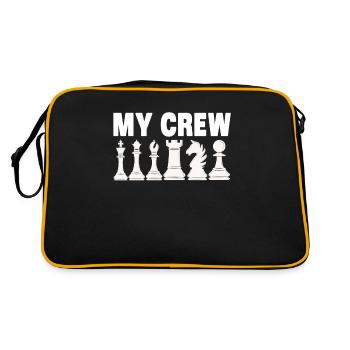 Échecs Proverbes - Sac Retro - noir/or - Dos