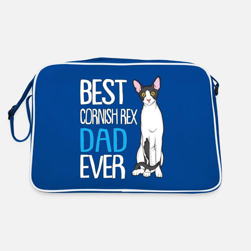 Cornish Rex Mama Papa Cat Mom | Cornish Rex Retro Bag