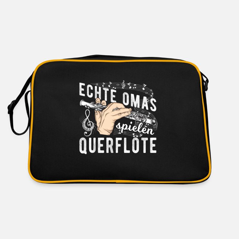 Musik Instrument Flöte | Querflöte Retro Tasche