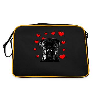 Cane Corso - Retro Bag - black/gold - Back