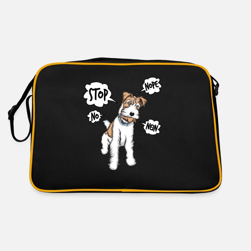 Drahthaar Foxterrier Glatthaar Foxterrier Retro Tasche
