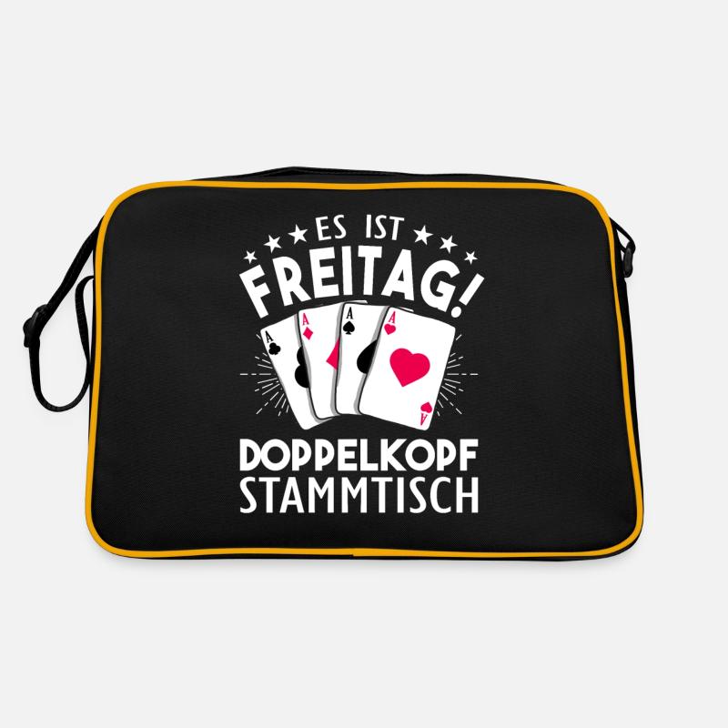 Doppelkopf Retro Tasche