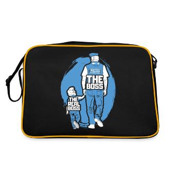 Police Papa Son Partner Look - Retro Bag - black/gold - Back