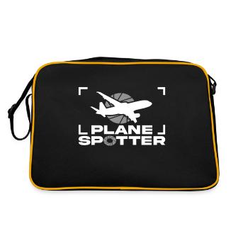 Planespotter Avion Planespotting - Sac Retro - noir/or - Dos