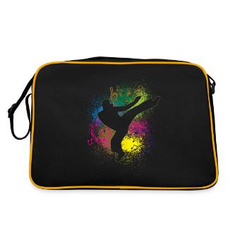 | d’art martial brésilien Capoeira - Sac Retro - noir/or - Dos