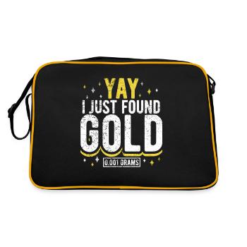 Gold Flooding Gold Mining - Retro Bag - black/gold - Back