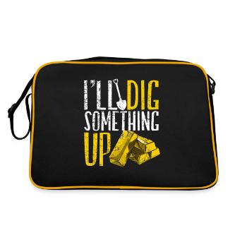 Gold Flooding Gold Mining - Retro Bag - black/gold - Back