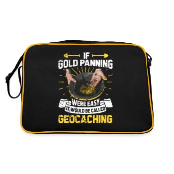 Gold Flooding Gold Mining - Retro Bag - black/gold - Back
