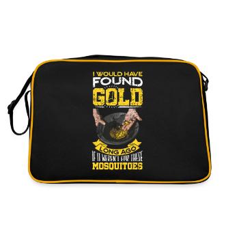 Gold Flooding Gold Mining - Retro Bag - black/gold - Back