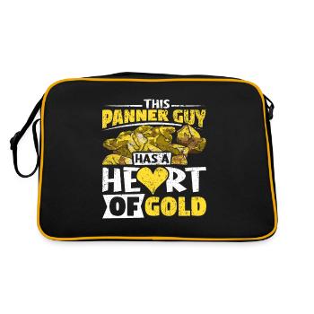 Gold Flooding Gold Mining - Retro Bag - black/gold - Back