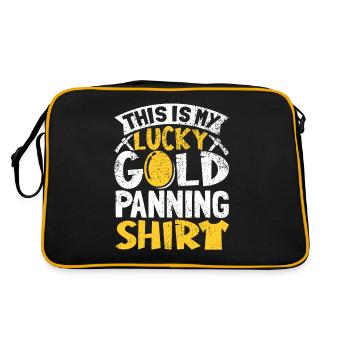Gold Flooding Gold Mining - Retro Bag - black/gold - Back