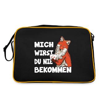 Fox attrapé jeu de cartes double tête - Sac Retro - noir/or - Dos
