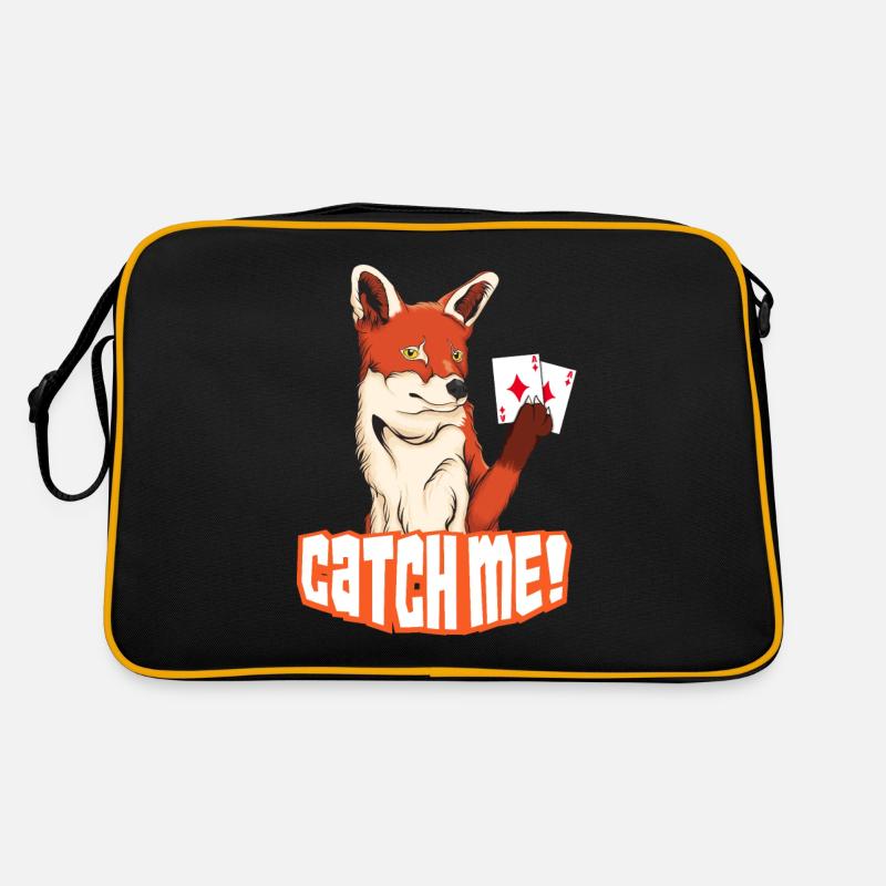Catch Me Fox caught double head Retro Bag