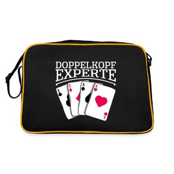 Card Game Double Head Expert Playing Cards - Retro Bag - black/gold - Back