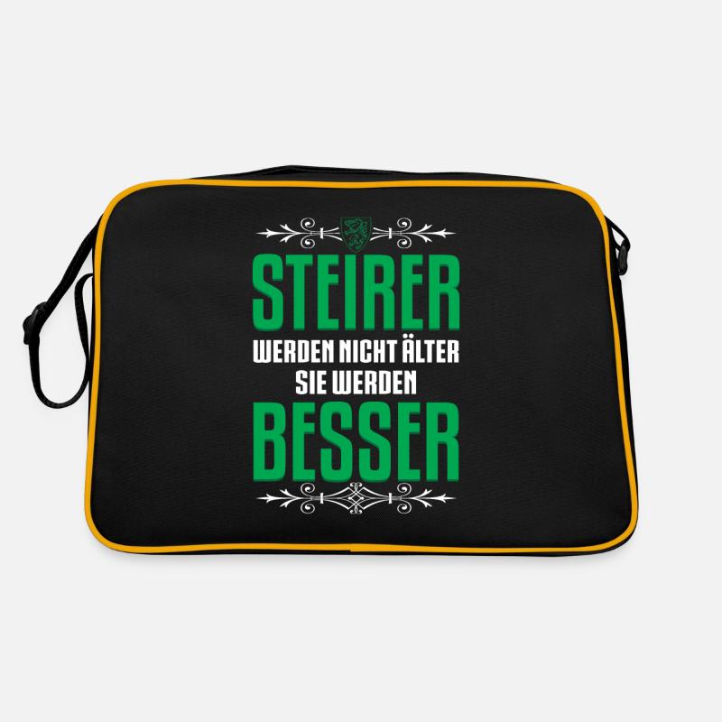 Steirer werden nicht älter sie werden Steiermark Retro Tasche