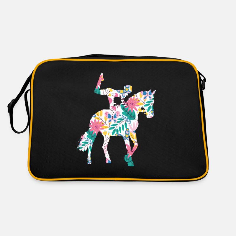 Voûte Volti Voûte Chevaux Chevaux Filles Sac Retro