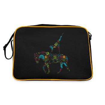 Voûte Volti Voûte Chevaux Chevaux Filles - Sac Retro - noir/or - Dos