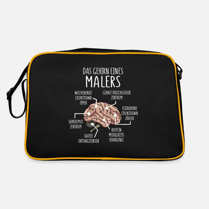 Anatomie Maler Retro Tasche