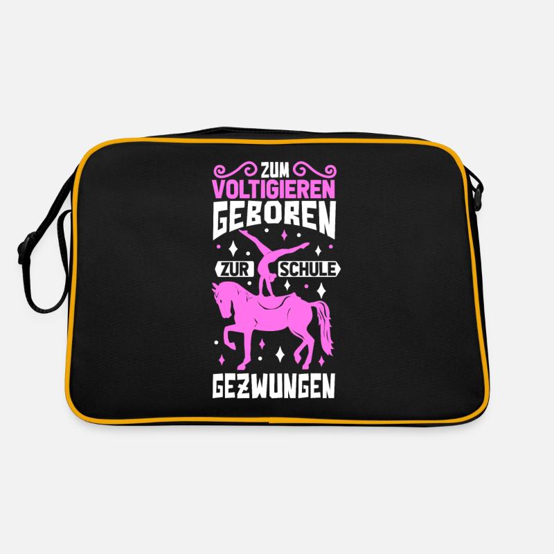 Voltigieren Retro Tasche