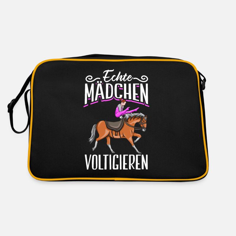Voltigieren Retro Tasche