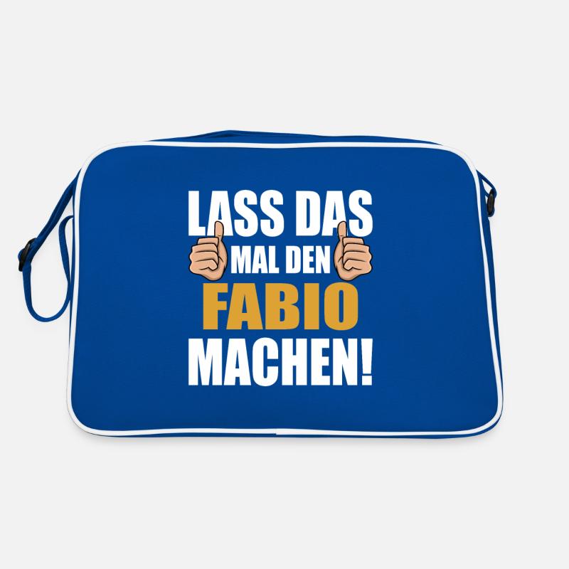 Lass das mal den Fabio machen Retro Tasche