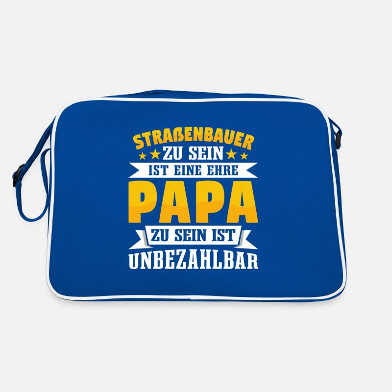 Straßenbauer Retro Tasche