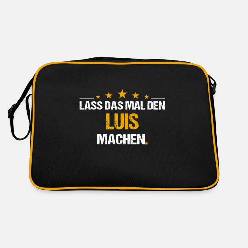 Lass das mal den Luis machen Name Retro Tasche