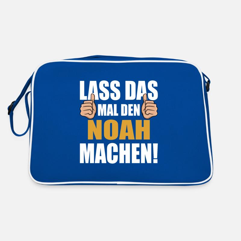 Lass das mal den Noah machen Retro Tasche