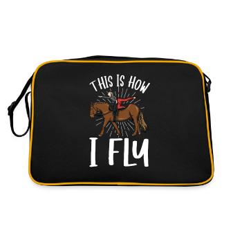 Voûte Volti Voûte Chevaux Chevaux Filles - Sac Retro - noir/or - Dos