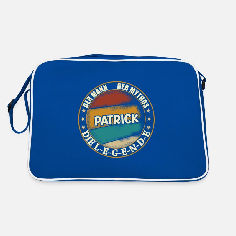 Patrick Vorname Name Geburtstag Retro Tasche