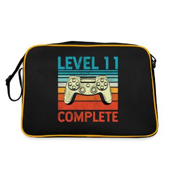 Level 11 Complete - Retro Bag - black/gold - Back