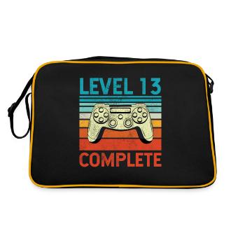 Level 13 Complete - Retro Bag - black/gold - Back