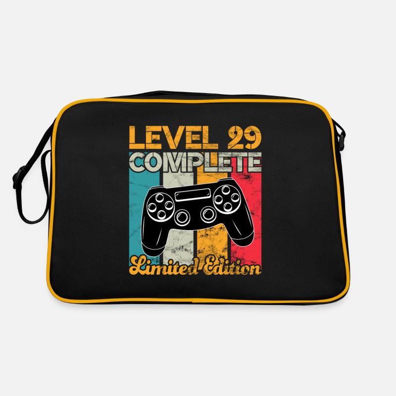 Level 29 complete Gaming Geburtstag Retro Tasche