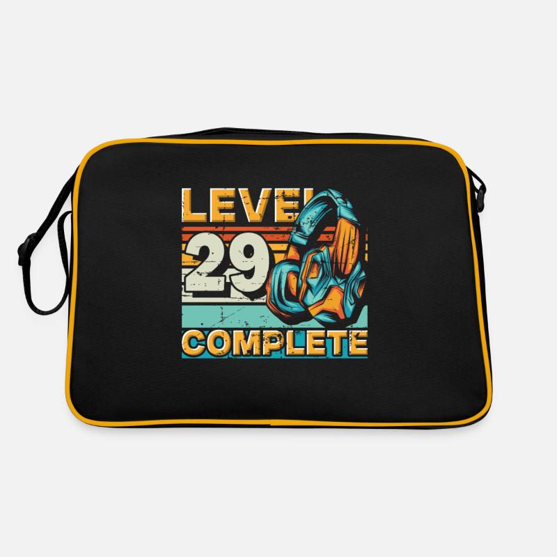 Gaming Birthday Level 29 Complete pour les joueurs. Sac Retro