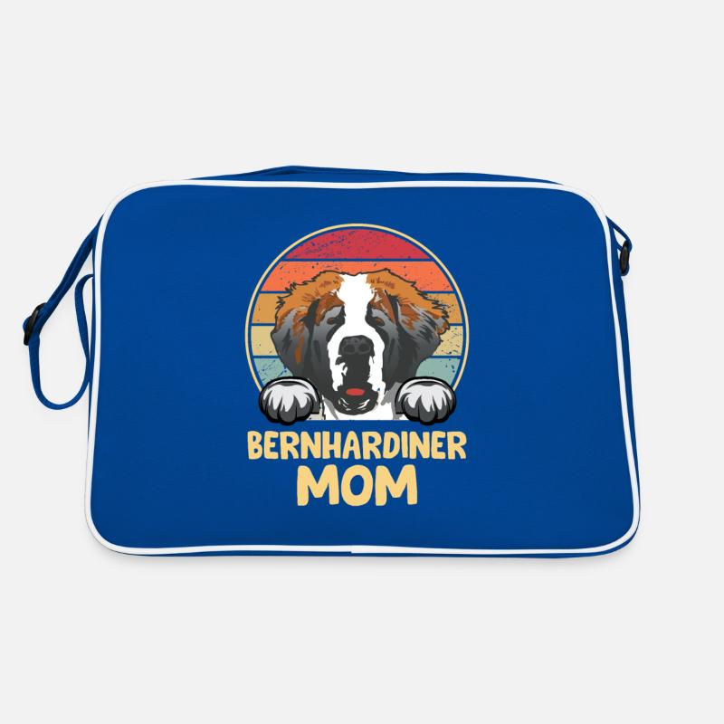 Bernhardiner Geschenk Hunde Retro Tasche