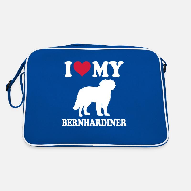 St. Bernard Gift Dogs Retro Bag
