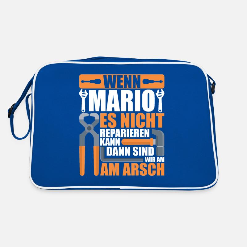 Vorname Mario Name Geburtstag Geschenk Retro Tasche