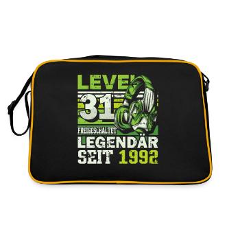 Level 31 unlocked legendary since 1992 - Retro Bag - black/gold - Back