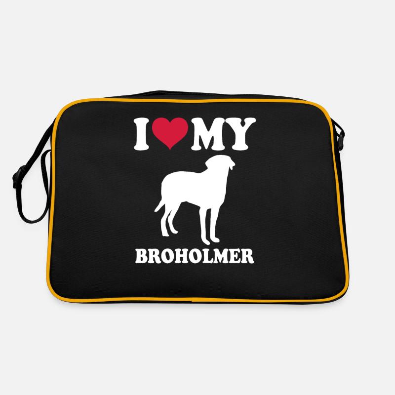 Broholmer Chiens cadeaux Sac Retro