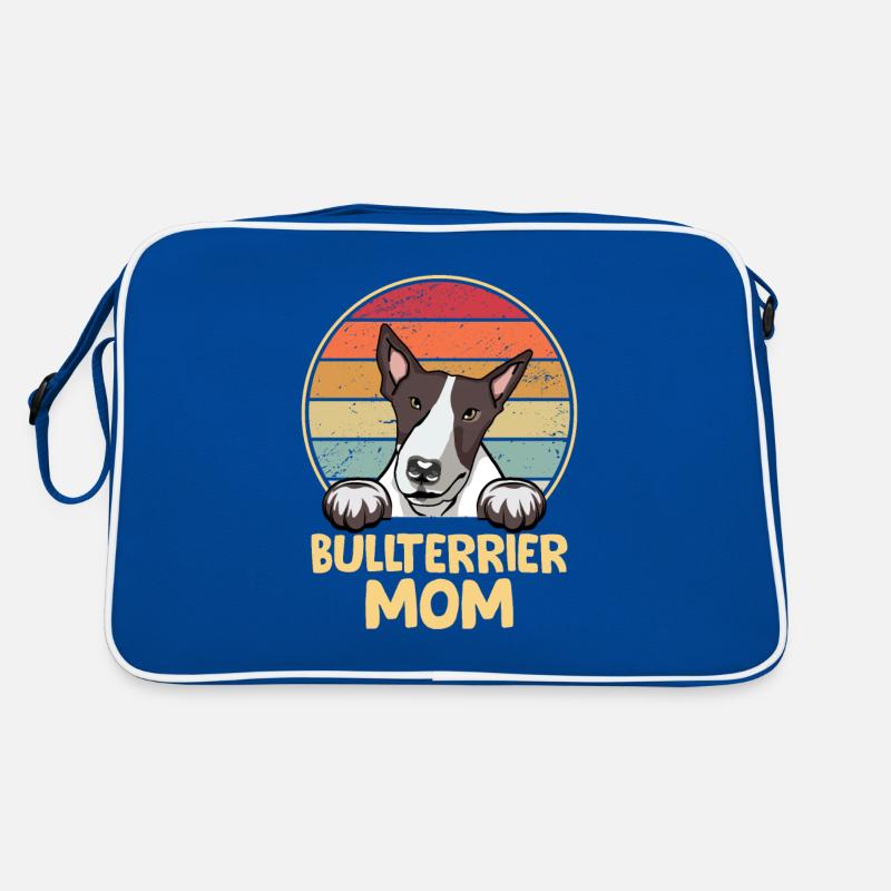 Bullterrier Geschenk Hunde Retro Tasche