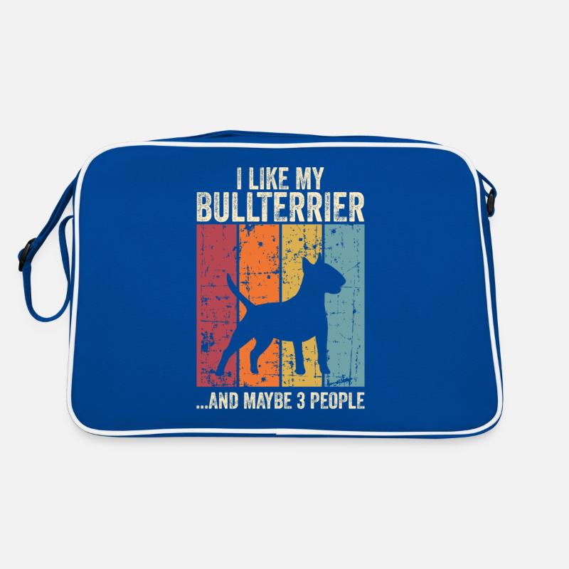 Bull Terrier Gift Dogs Retro Bag