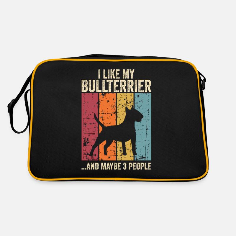 Bull Terrier Chiens cadeaux Sac Retro