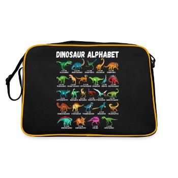 My Dinosaur Alphabet Kids Species Dino A-Z - Retro Bag - black/gold - Back